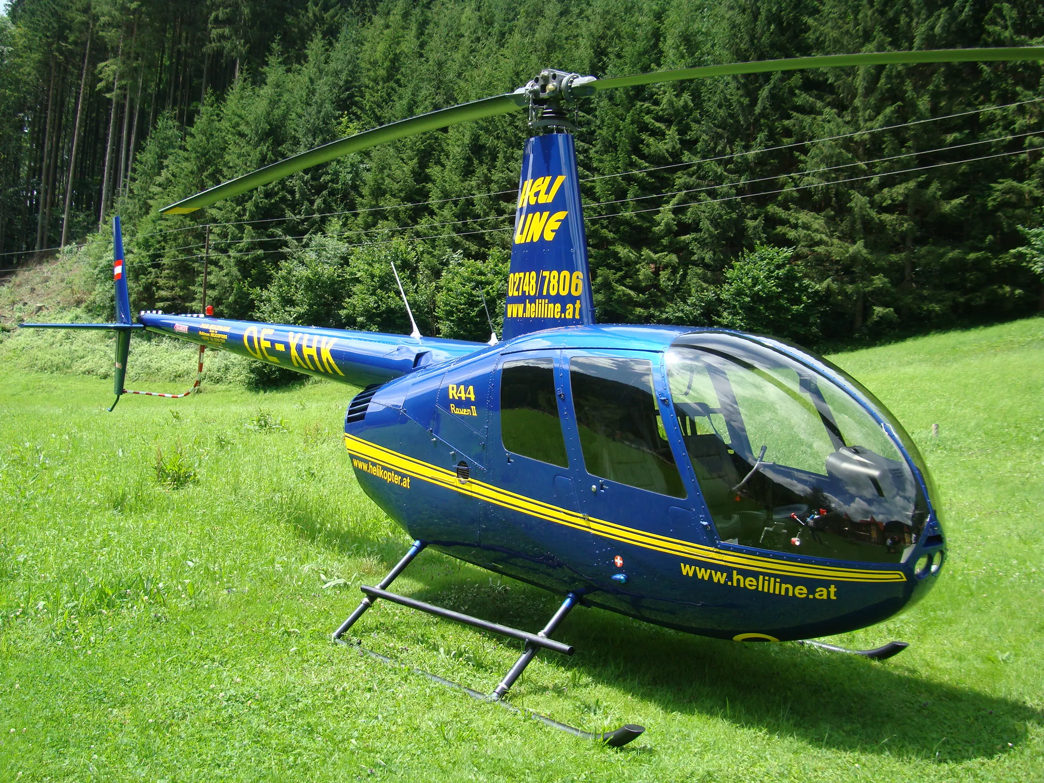 Helikopterflug zum Hotel Waldesruh