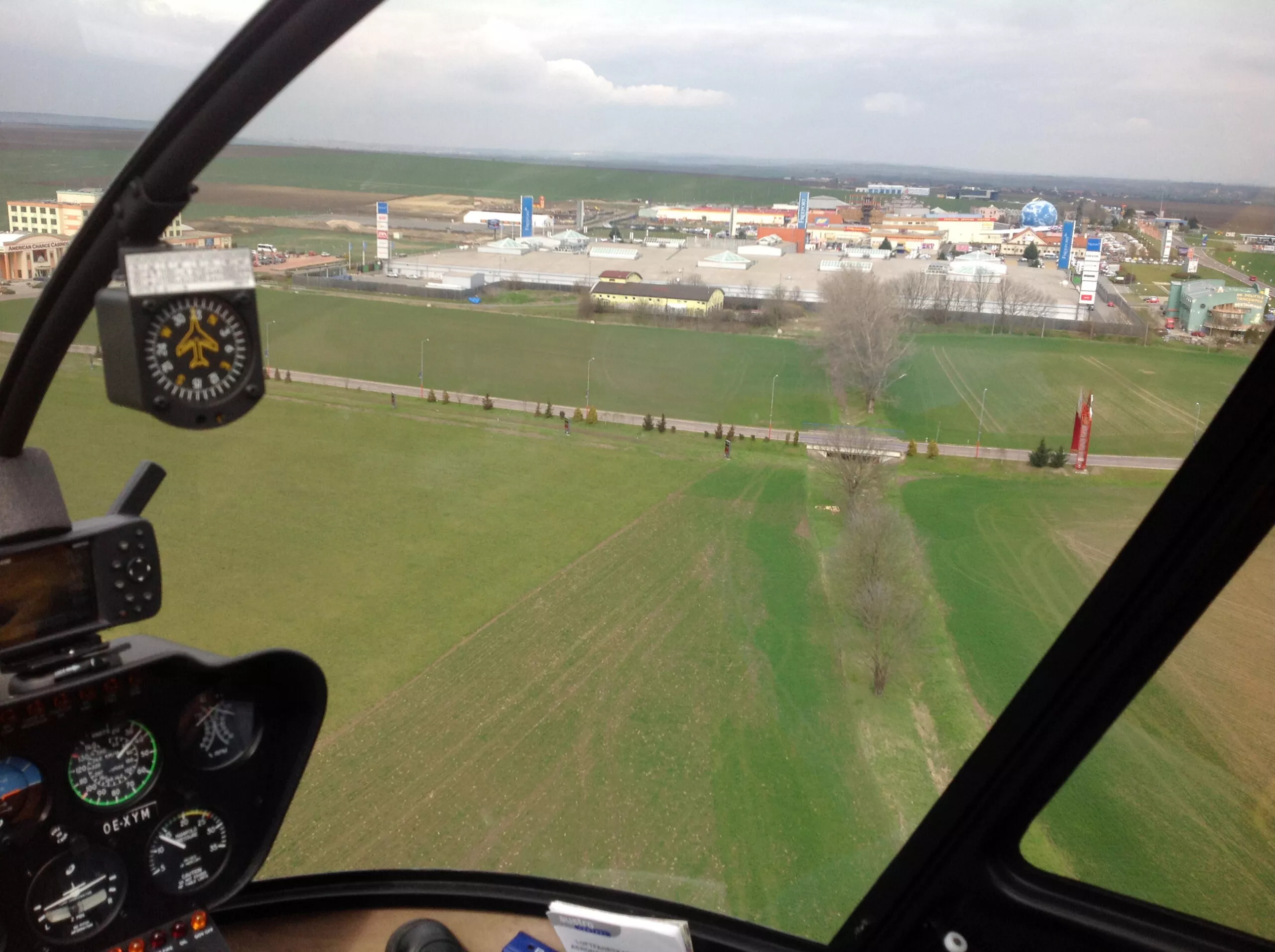 Hubschrauberflug zur Family City