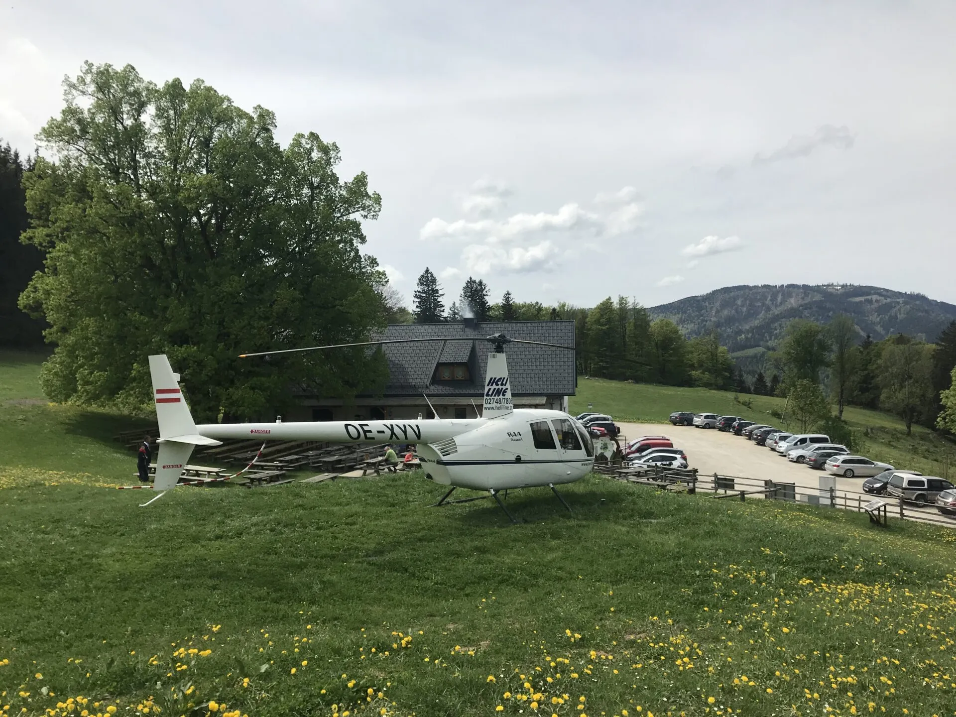 Helikopterflug zum Almhaus Hochbärneck – Bild 4