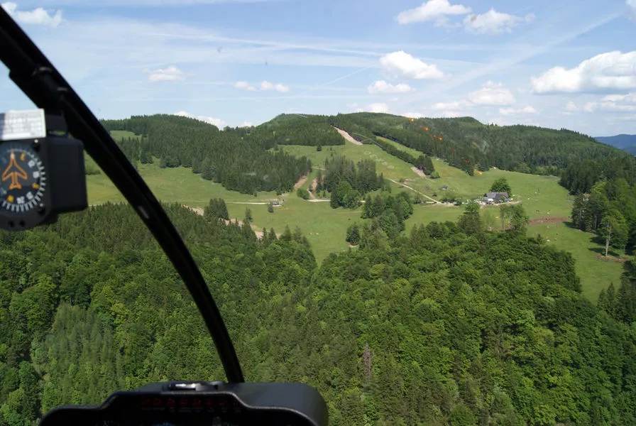 Helikopterflug zum Almhaus Hochbärneck – Bild 3