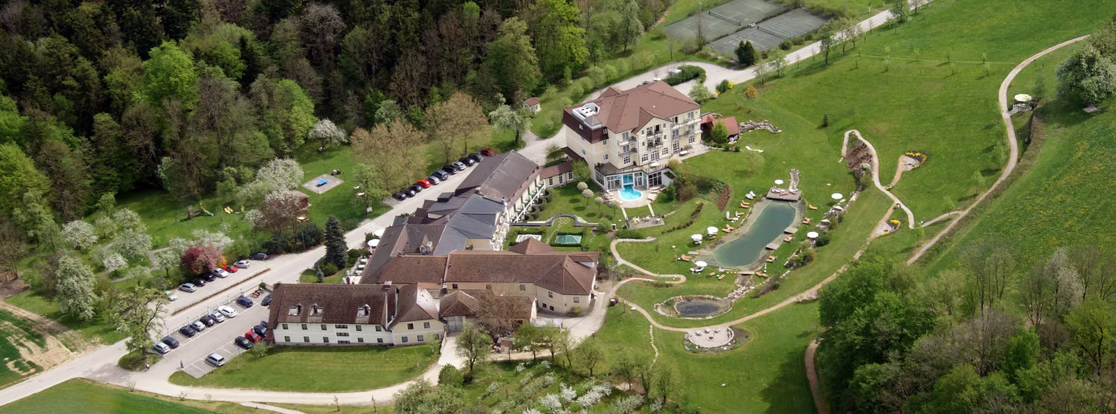 Hubschrauberflug zum Relax Resort Kothmühle