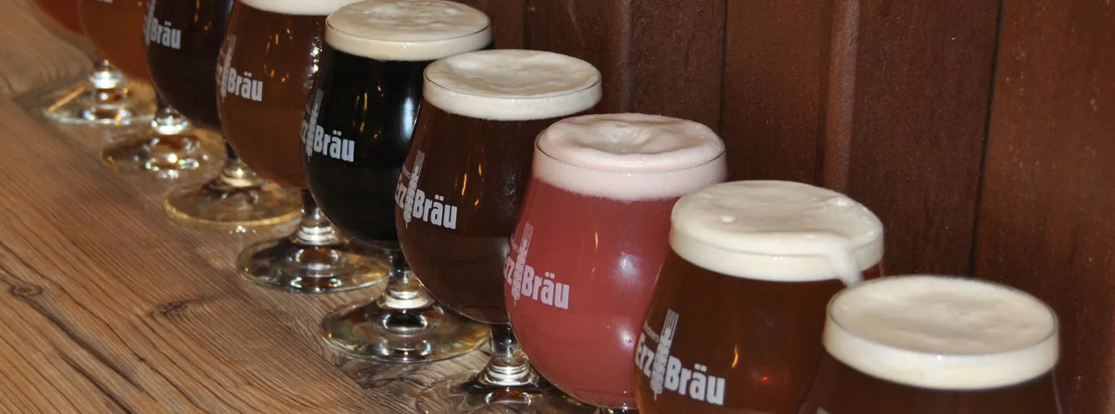 Helikopterflug zu Bruckner's Erzbräu